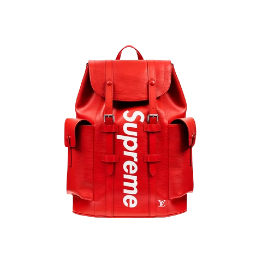 Supreme backpack 2025 x louis vuitton